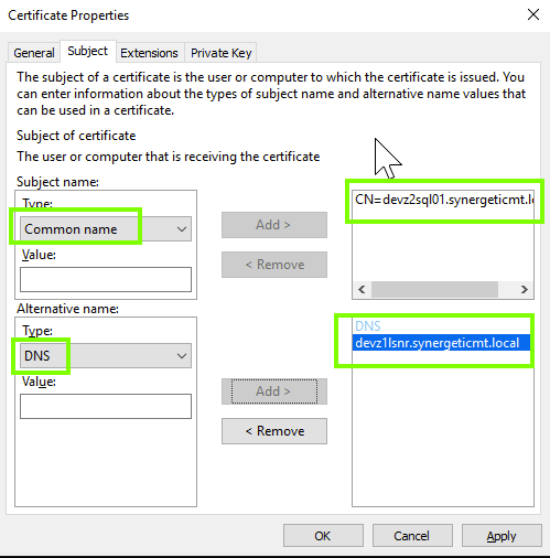 SQL Server Network Traffic Encryption (TLS)